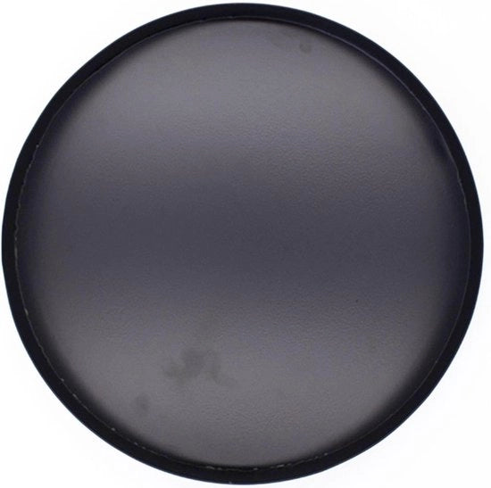 Piatto decorativo rotondo nero per oggetti decorativi, gioielli, candele, oli essenziali