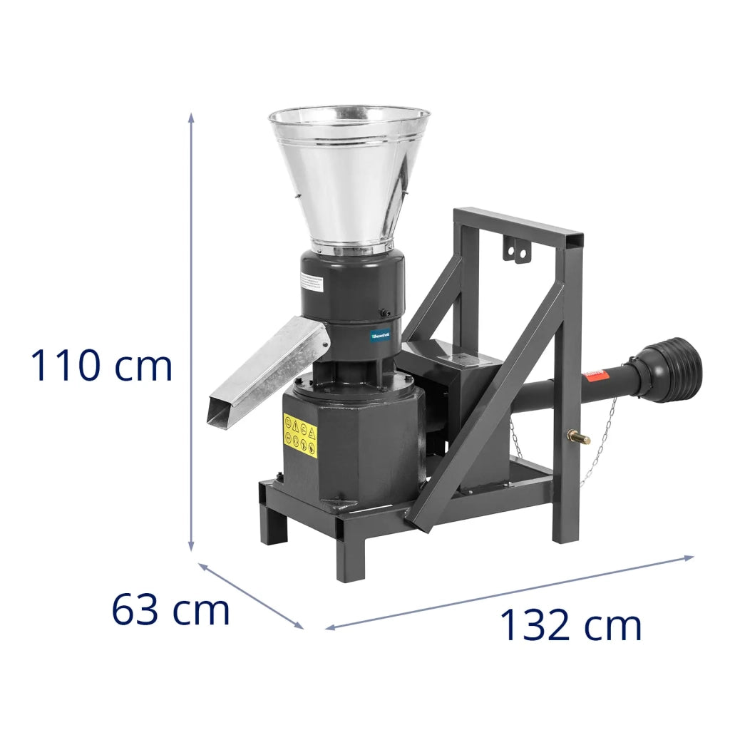Pressa per pellet con presa di forza 400 kg/h da 15 a 28 CV diametro 230 mm acciaio al carbonio ghisa grigia 14_0009784