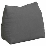 Cuscino per Schiena | Cuscino dorsale Grigio scuro 45 x 20 x 35 cm Tessuto