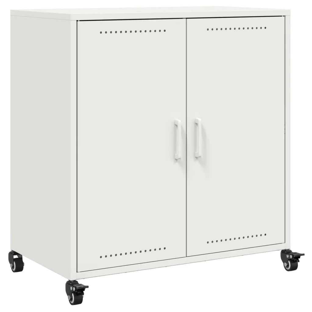Credenza | Madia | Buffet da pranzo | Armadio da pranzo Bianca 68x39x72 cm in Acciaio