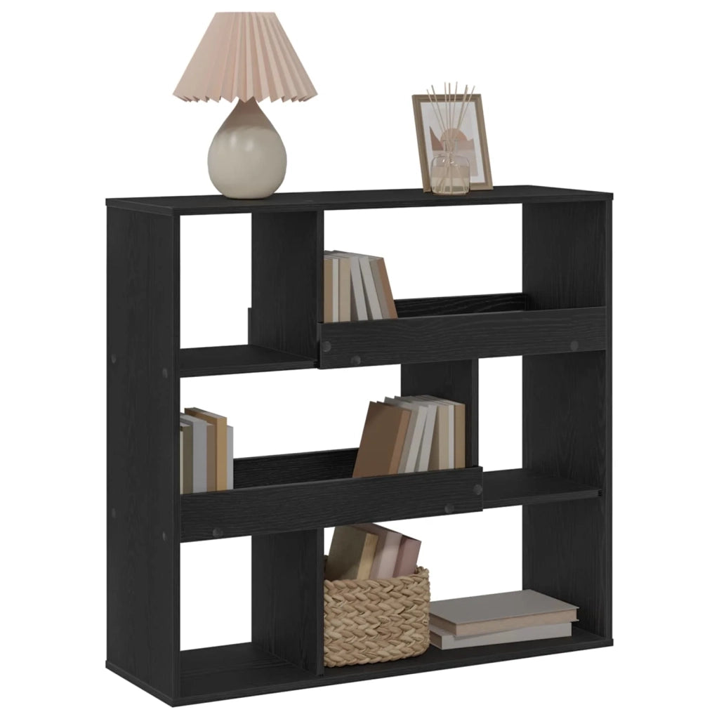 Scaffale per Libri Rovere Nero 100 x 33 x 94,5 cm 8004695