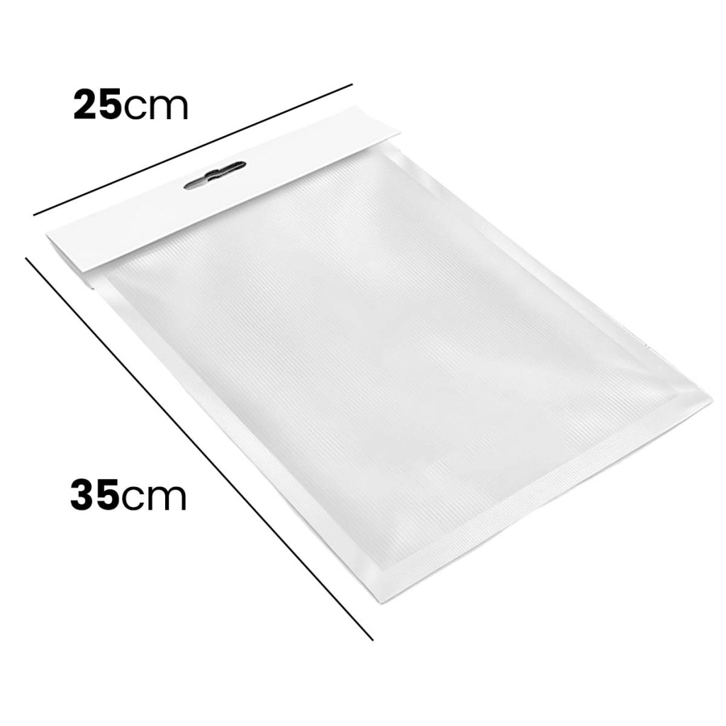 Busta Sottovuoto Riutilizzabile Ermetica 25x35 cm per Alimenti Trasparente Avizar