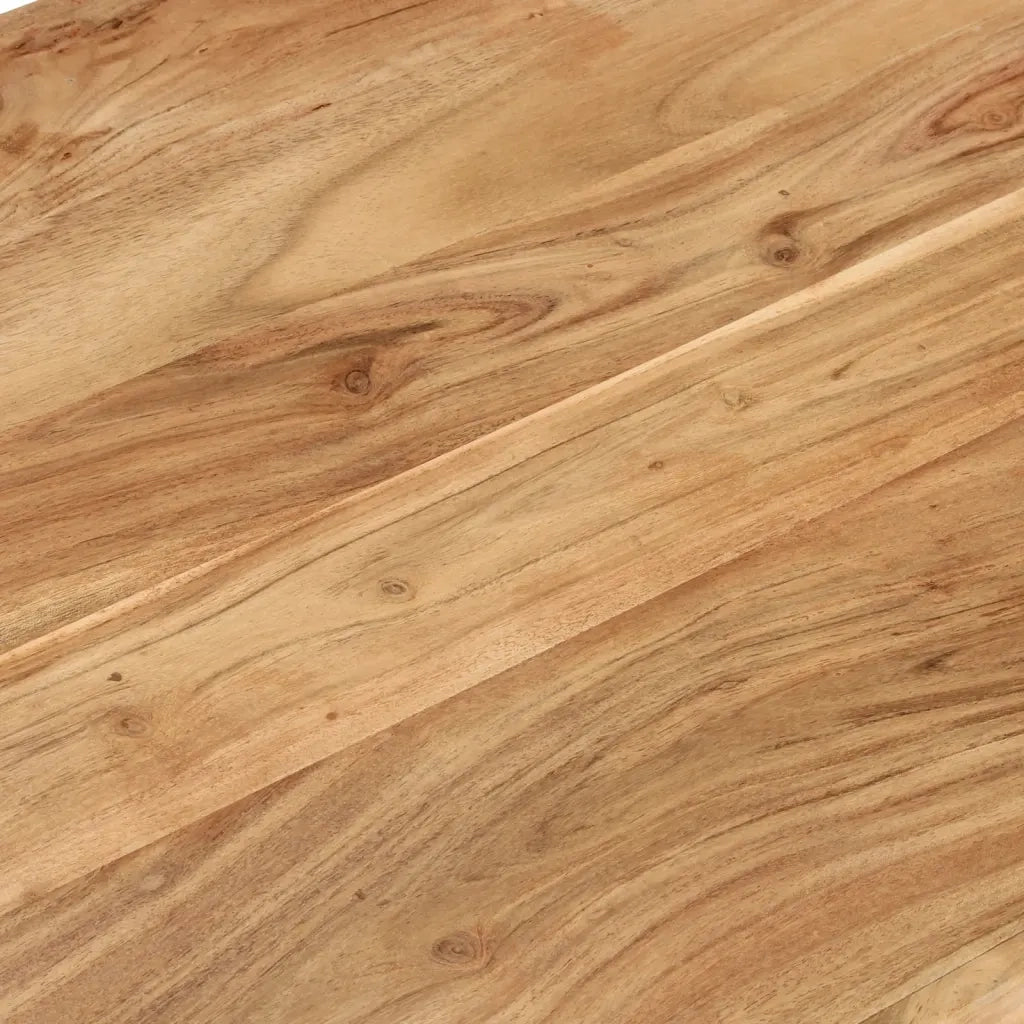 Tavolino da Salotto-Tavolino da soggiorno-Tavolo 110x55x35 cm in Legno Massello di Acacia