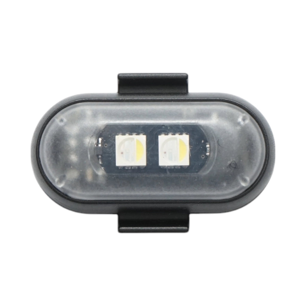 Set di 10 luci stroboscopiche LED RGB con telecomando, 10 modalità, 8 colori, batteria al litio ricaricabile da 110 mAh USB-C IP65