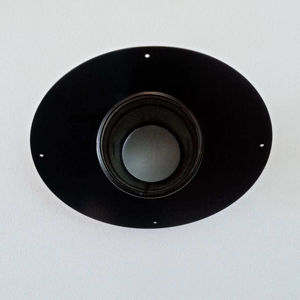 Rosone mf da 100mm con flangia inclinabile da 0 a 45 gradi per serie pellet