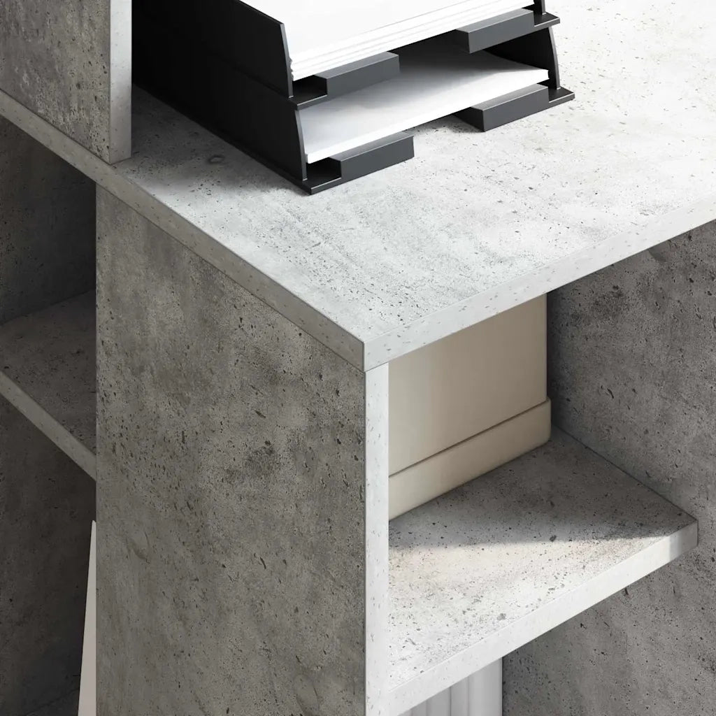 Scrivania Grigio cemento 90 x 48 x 101,5 cm Legno multistrato 869525