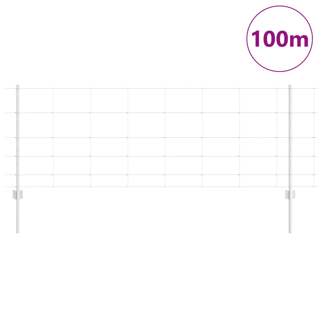 Posti della recinzione  11 pcs U-Channel 80 cm in acciaio zincato