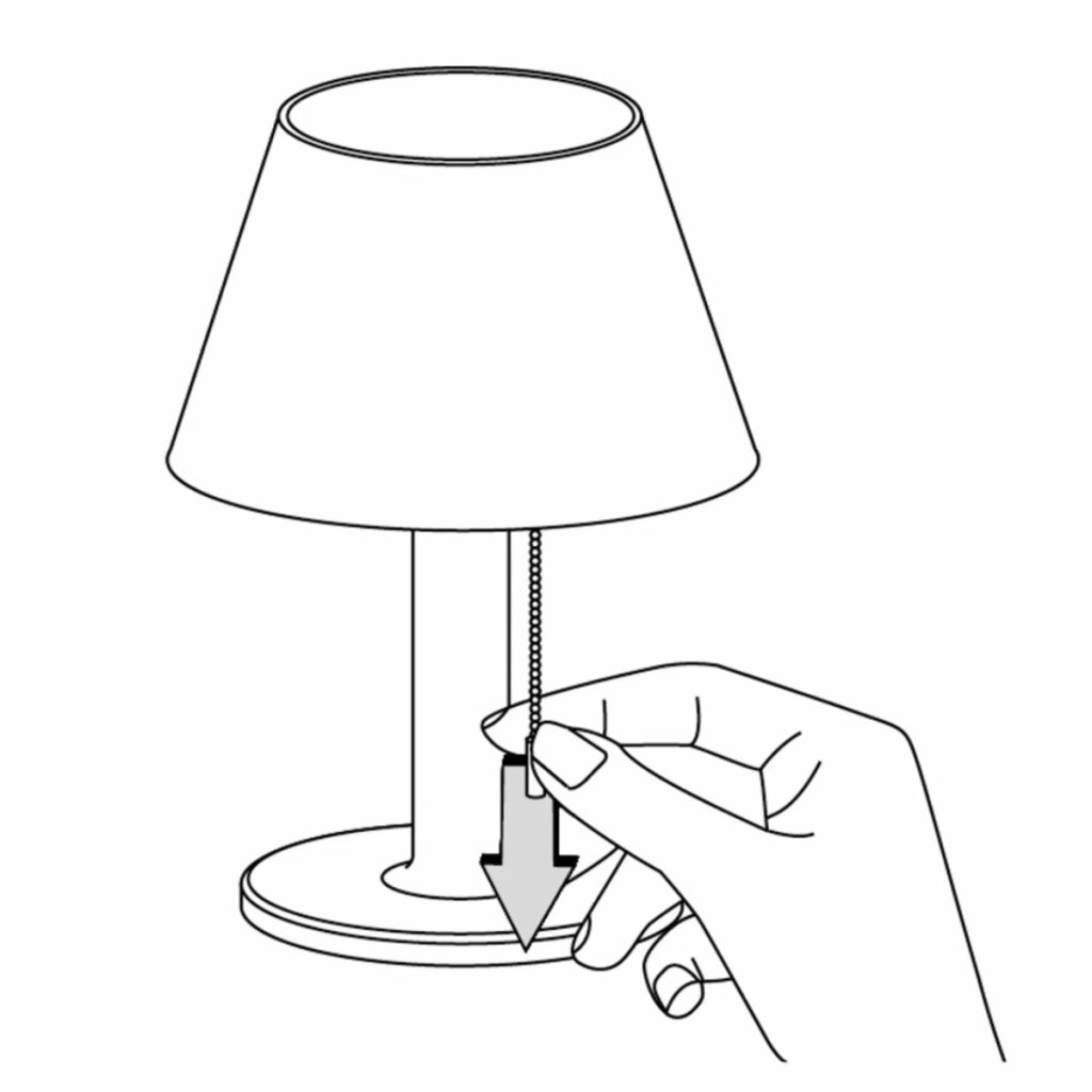 Lampada da tavolo solare LED VIOLA con sensore IP44 Polux