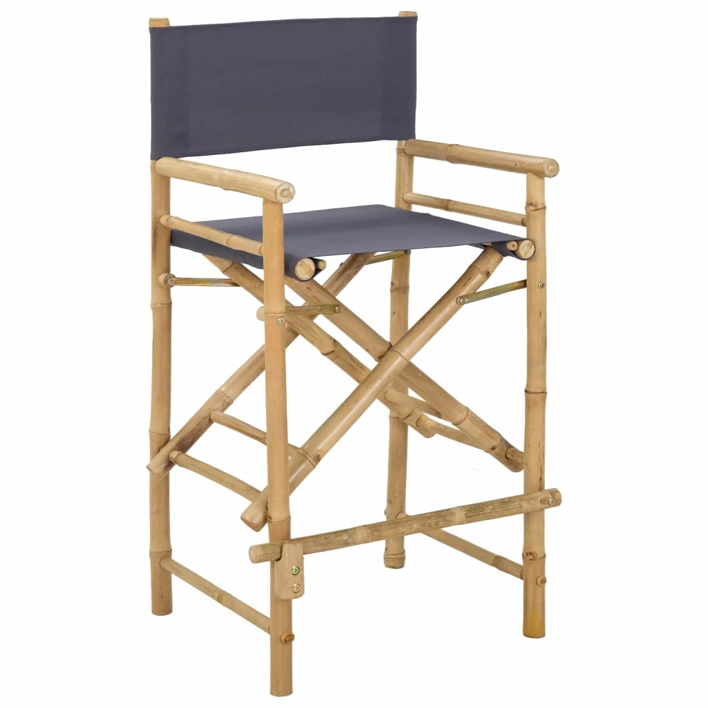 Sedia Direttore Pieghevole 2 pcs Naturale 58 x 48 x 115 cm 42028053