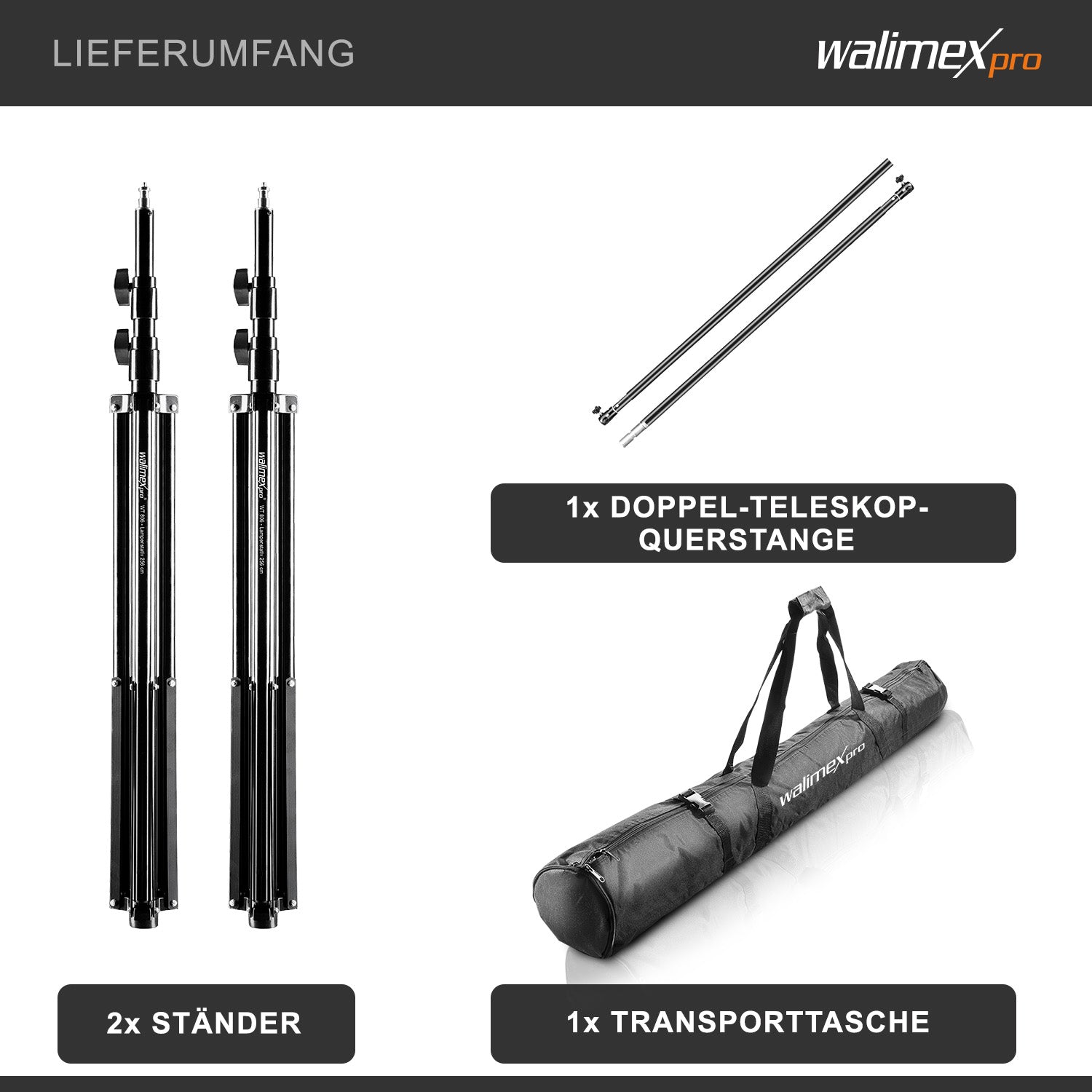 Sistema di fondali telescopici XL 225-400