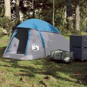 Tenda da Campeggio a Cupola per 1 Persona Blu Impermeabile 94789