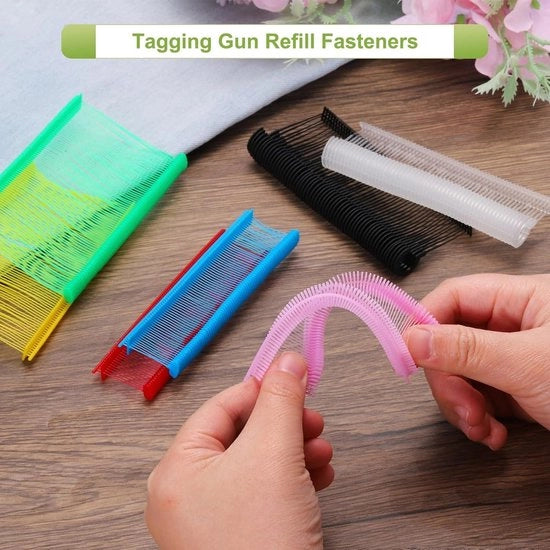 Taglierini bar-vastatori, 5,6 cm, plastica rosa, etichette di abbigliamento, 2500 pezzi