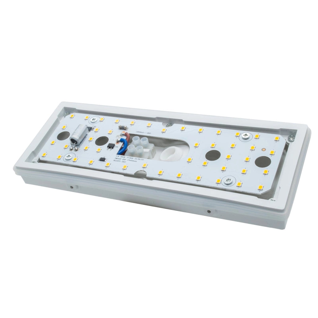Applique moderno IP65 lampada impermeabile parete LED 10W resa 95W basso consumo luce diffusa giardino ingresso 230V NERO 6500K