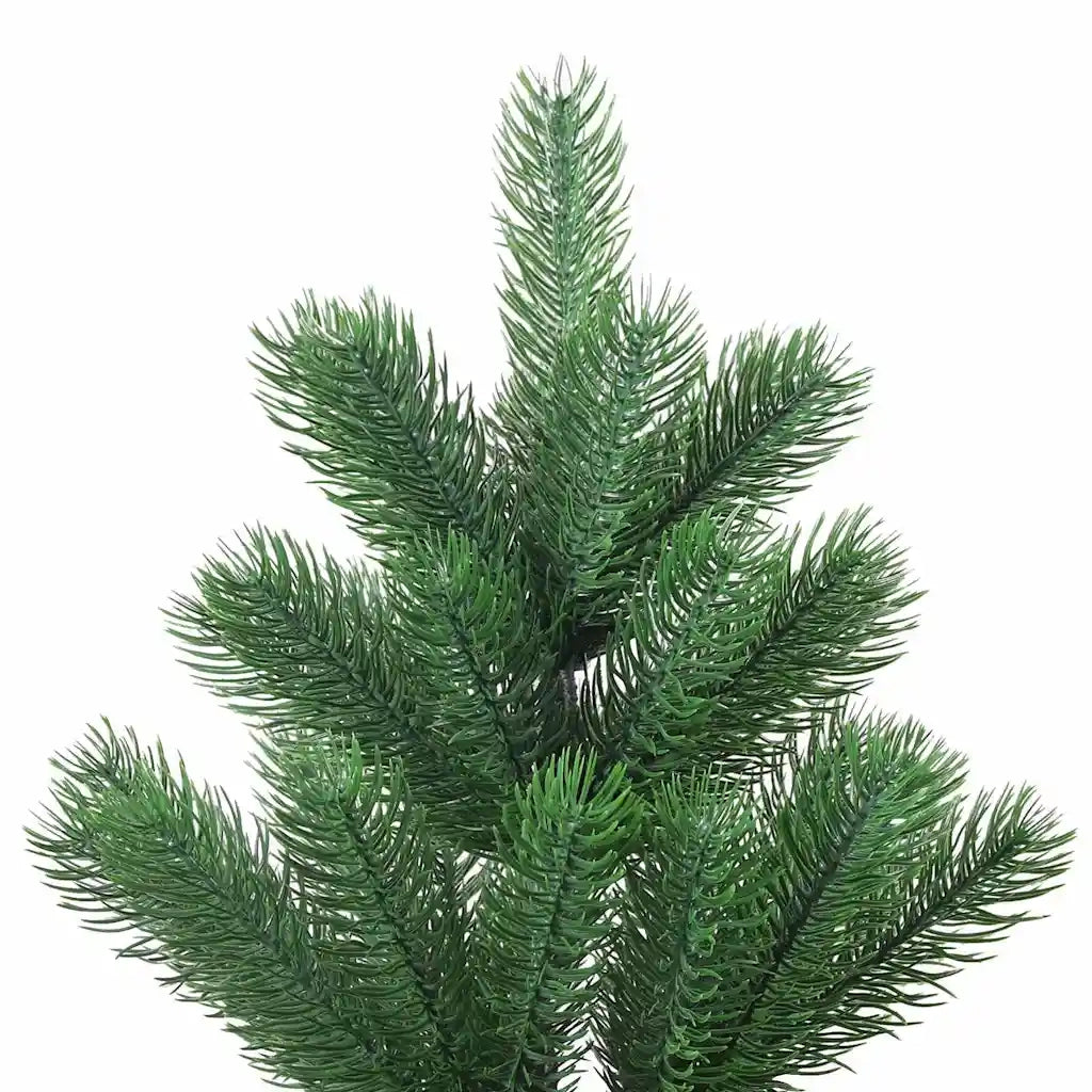 Albero Natale Artificiale Nordmann LED Palline Verde 180 cm 3077646