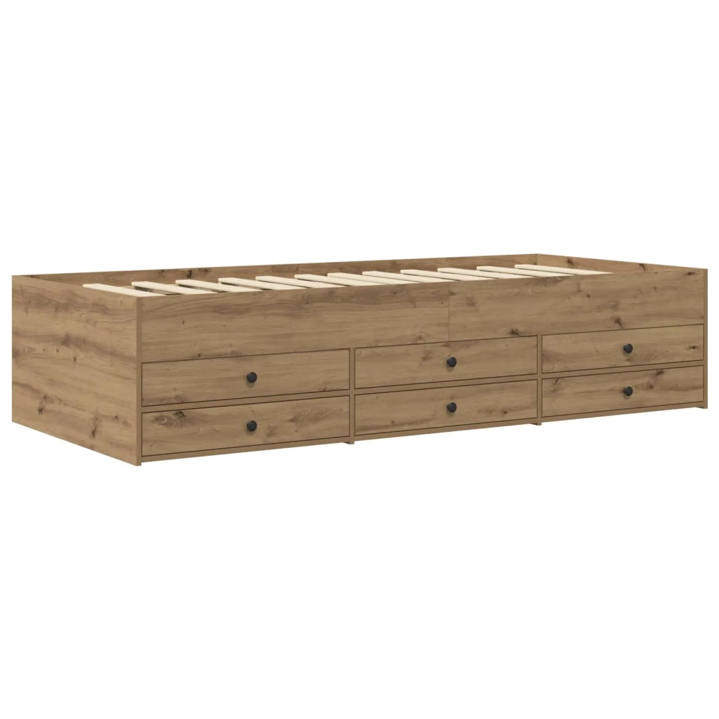 Telaio del letto con storage Rovere Artigianale 80 x 200 cm 3429652