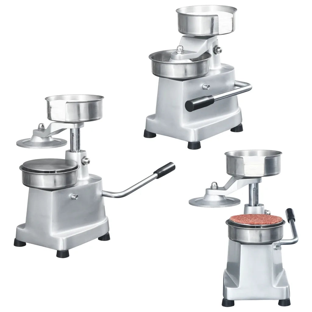 Pressa per Hamburger con 500 Fogli Carta Cerata Alluminio 13 cmcod mxl 103460