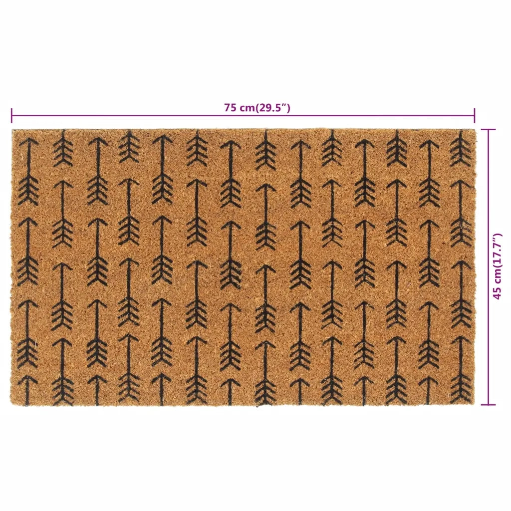 Zerbino | Tappetino Naturale 45x75 cm Fibra di Cocco