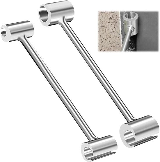 Chiusura Porta - Kit di Installazione - 2 Pezzi - Attrezzi di Regolazione - Progettazione Ergonomica - Per Porte Antincendio - Acciaio Inossidabile - Facile da Utilizzare - Attrezzi di Regolazione Porta