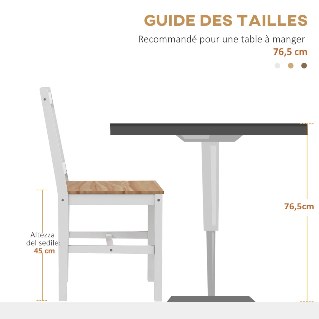 Sedia da pranzo design moderno ¨C Zephmum ¨C Struttura in legno, rivestimento in tessuto grigio, 4 pezzi