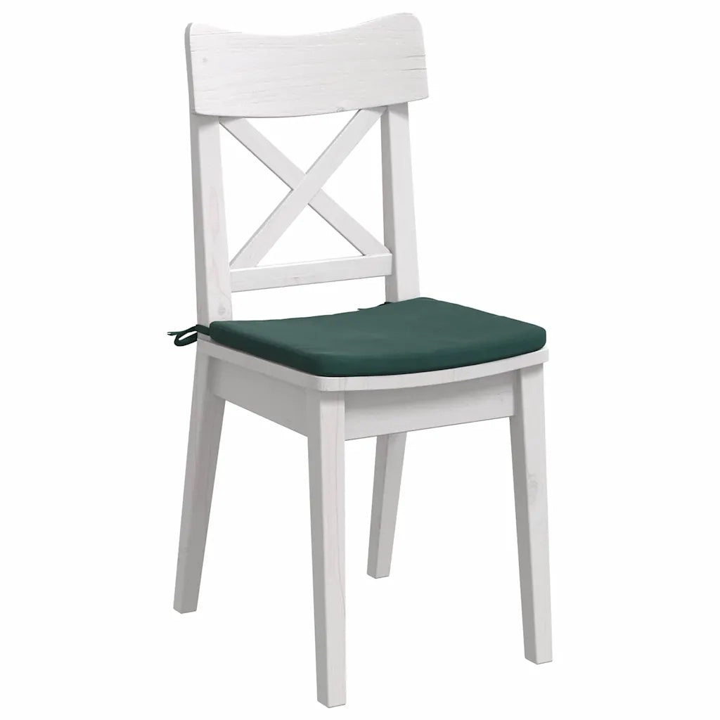 Cuscini per Seduta 4 pcs Verde Scuro 40 x 40 x 3 cm Velluto