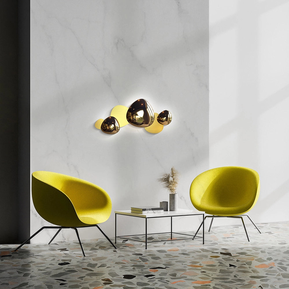 Maytoni Applique moderna Jack-stone 1 luce LED integrato nichel acciaio