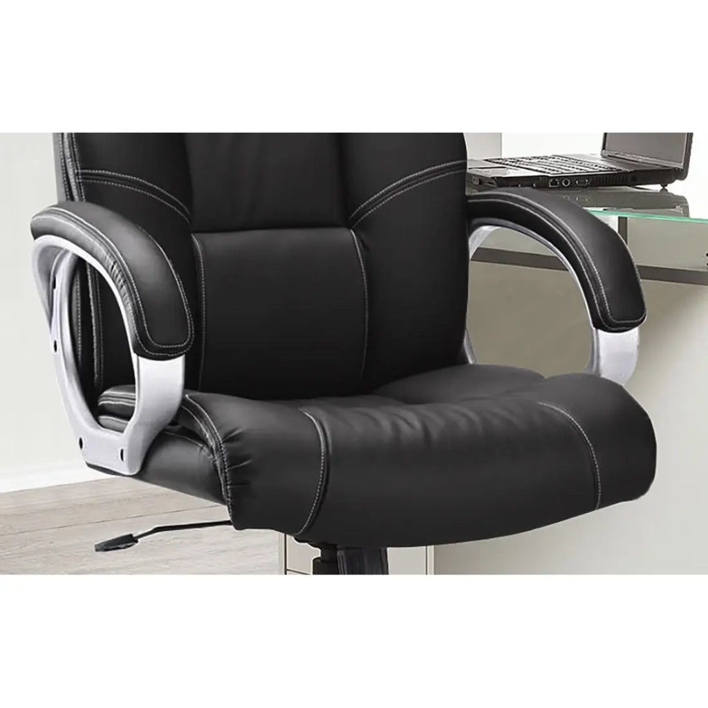 Sedia da ufficio LIDA – PU Nero – Comfort ed eleganza per il tuo spazio lavorativo