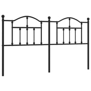 Testiera | Testata di Ricambio in Metallo Nero 160 cm