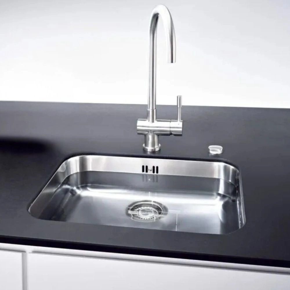 Lavello 1 vasca Franke Gax 110-45 sottotop 45x40 inox satinato