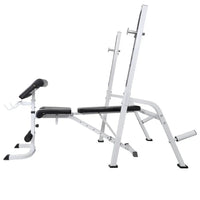 Panca Multifunzione con Rack Bilanciere e Set Manubri 120 kg cod mxl 63229