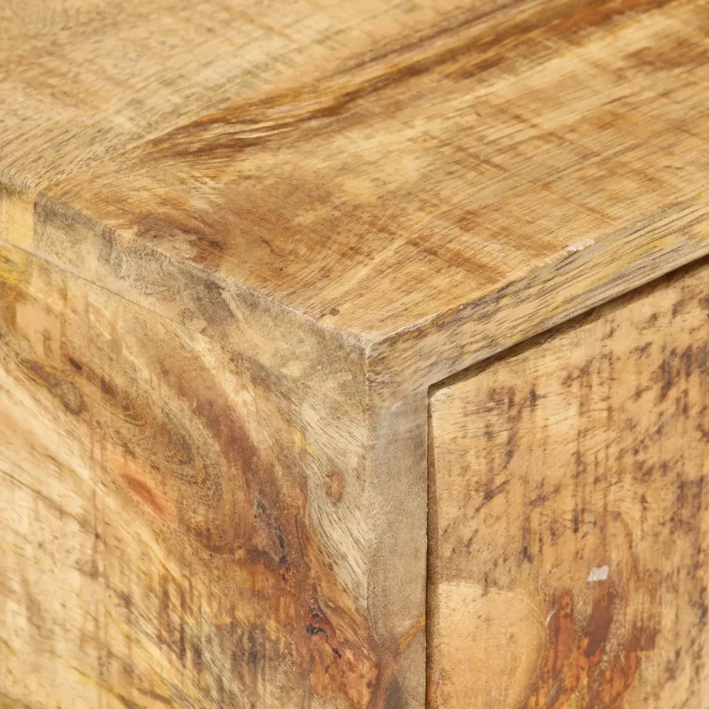 Tavolino Laterale | Tavolo laterale a Forma di U 45x30x61 cm in Massello di Mango