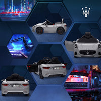 Macchina Elettrica per Bambini con Licenza Maserati Gran Turismo Folgore 12V Grigio