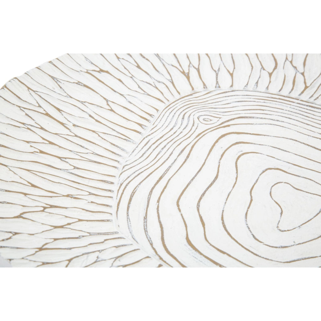 Vassoio VKH691, Bianco, Poliresina, 37x34x6 cm