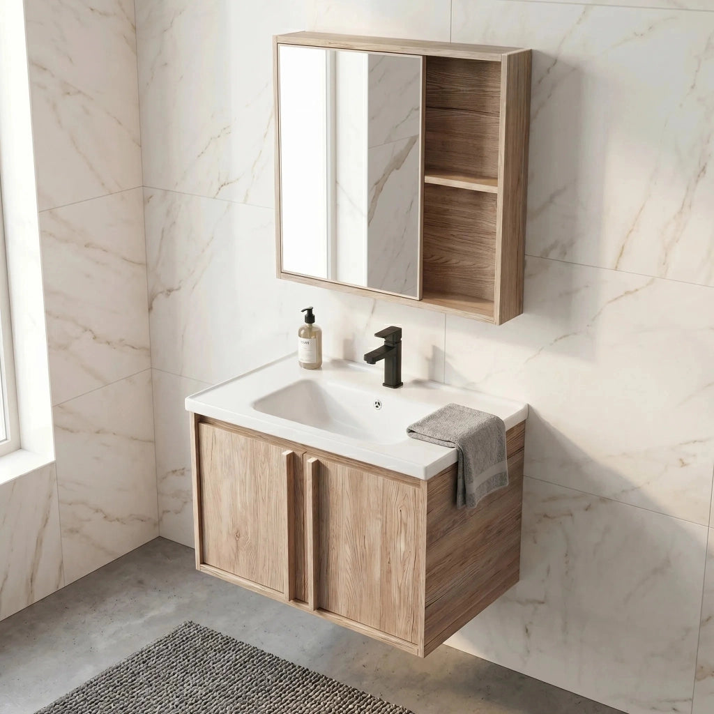 Set Di Mobili Da Bagno Con Lavabo Gama T25023 Qhm 60cm