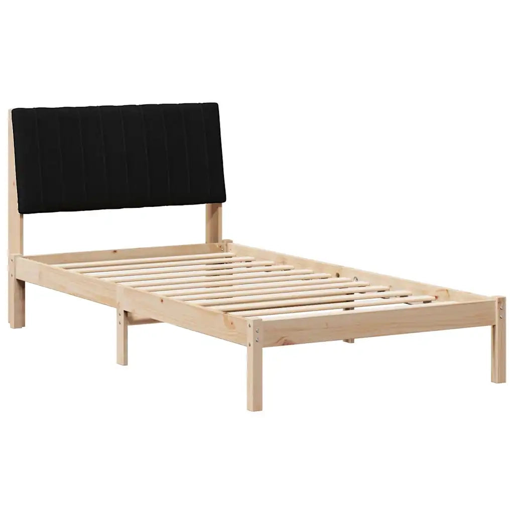 Struttura del letto Marrone 100 x 200 cm Pino massello 878911