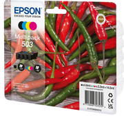 Epson 503 cartuccia d'inchiostro 4 pz Originale Resa standard Nero, Ciano, Magenta, Giallo