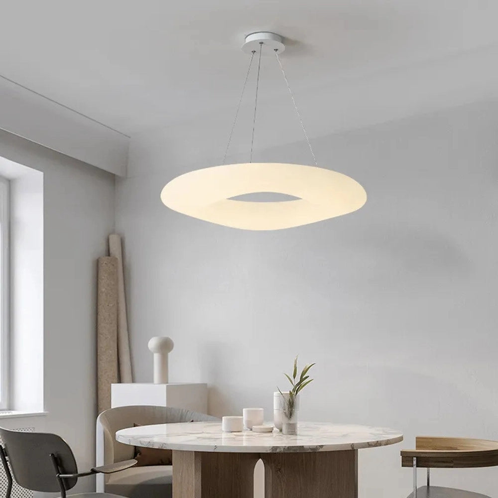 Trade Shop - Lampadario A Sospensione Nordico Per Soggiorno Camera A Forma Di Anello Decorativo -