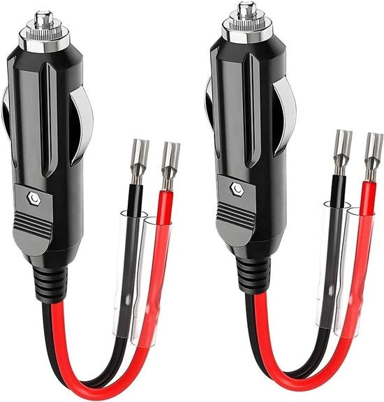 Adattatore presa per accendino per sigarette 2 pezzi 12 V/24 V universale con cavo di estensione di 30 cm 16 AWG