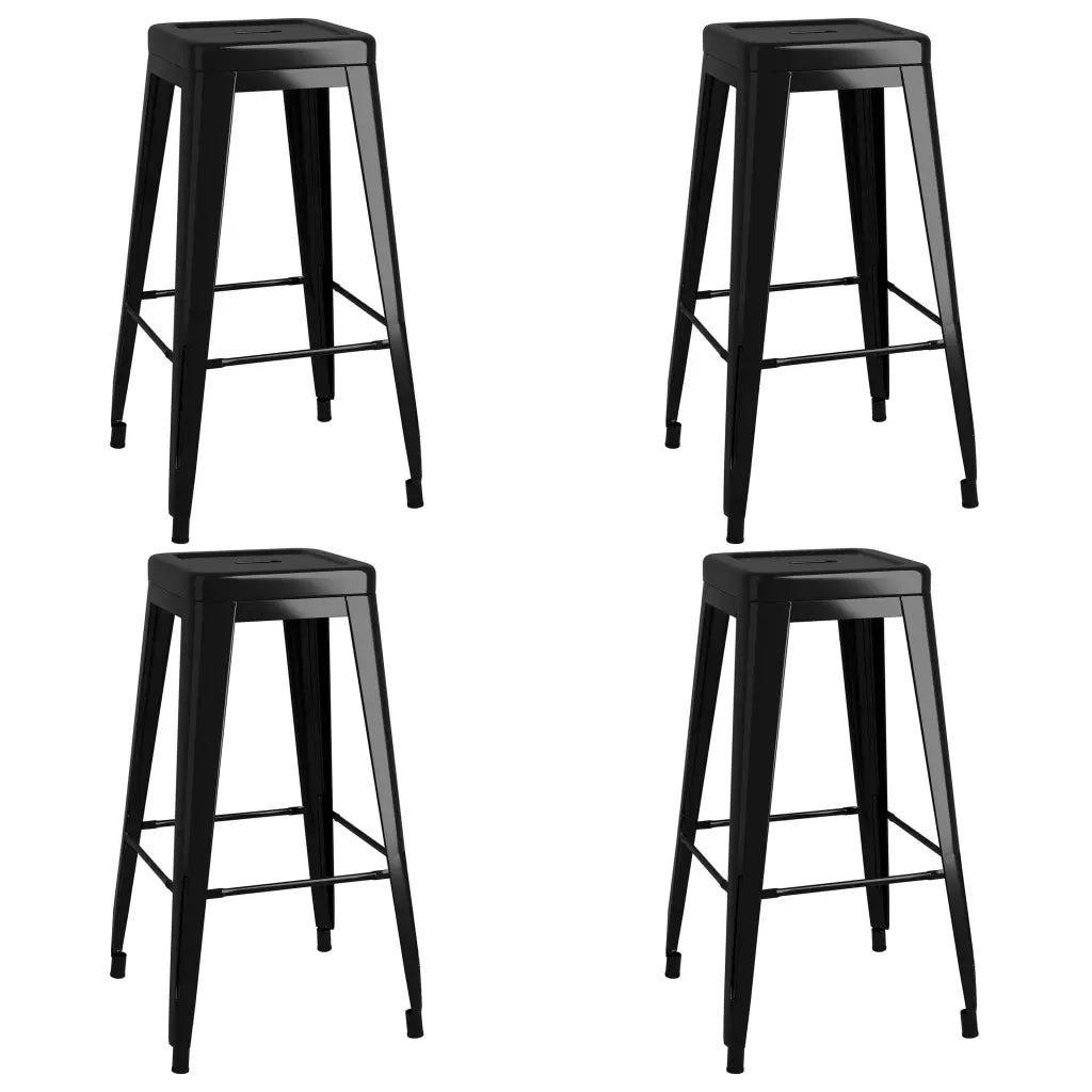 Set da Bar 5 pz Bianco e Nero 3057429