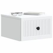 Set di 2 Comodini | Armadio da Notte | Mobiletto da notte a muro Bianco 33 x 34,5 x 20 cm