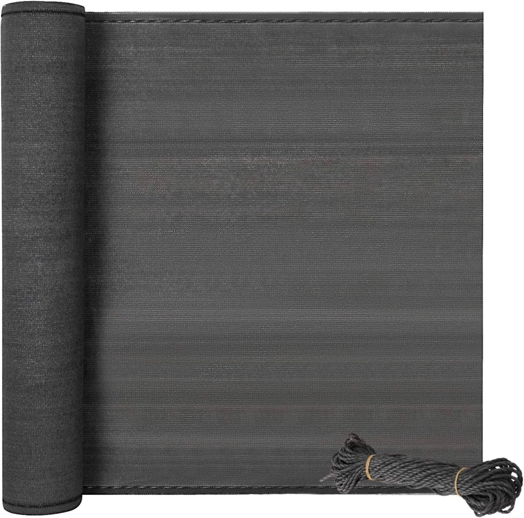 Recinzione Copertura per Balcone Frangivista e Rete Ombreggiante Frangivento per Giardino Esterno in HDPE 1,8x20m Antracite