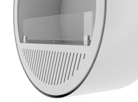 Camino a Bioetanolo da Parete Ø72,4x30 cm Incyrcle Slim Wall Bianco