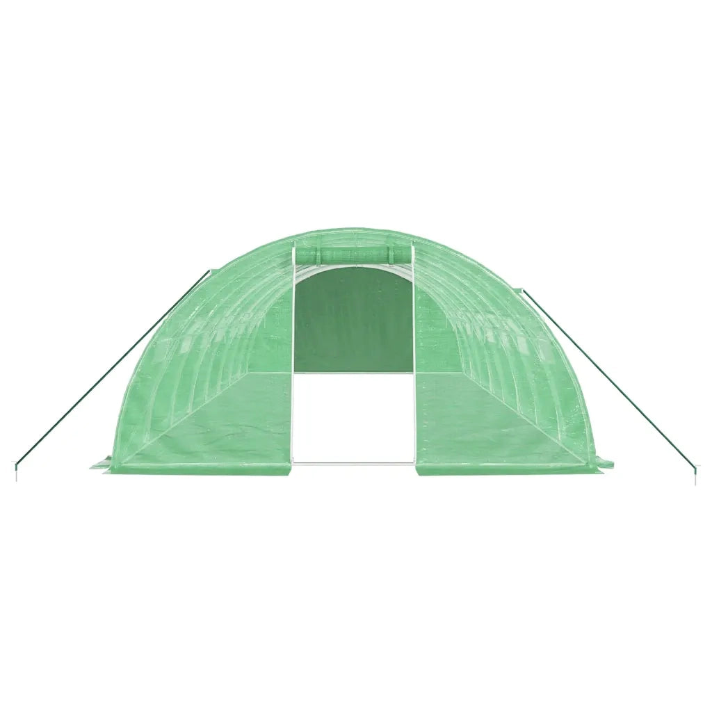 Serra con Telaio in Acciaio Verde 32 mÂ² 8x4x2 m