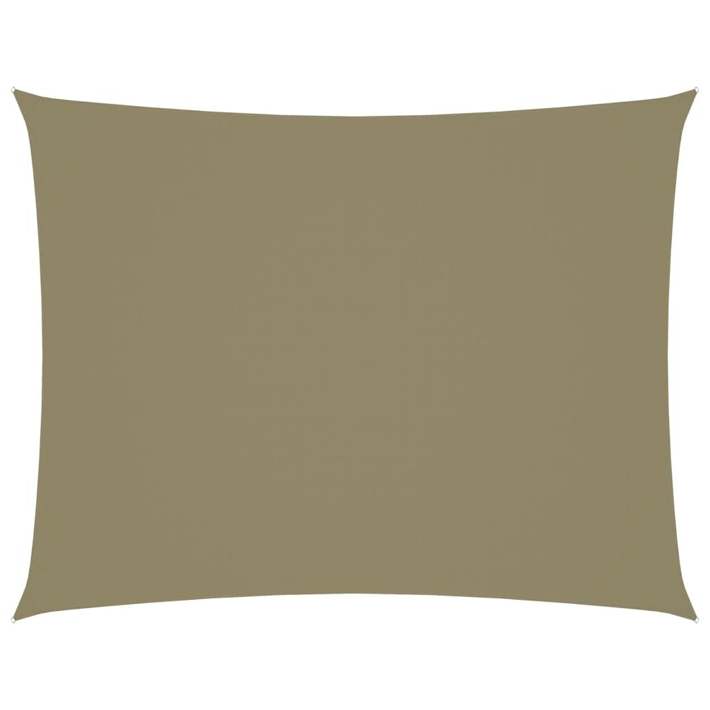 Vela ombreggiante/ombrellone rettangolare in tessuto Oxford 3,5 x 4,5 m beige 02_0009639