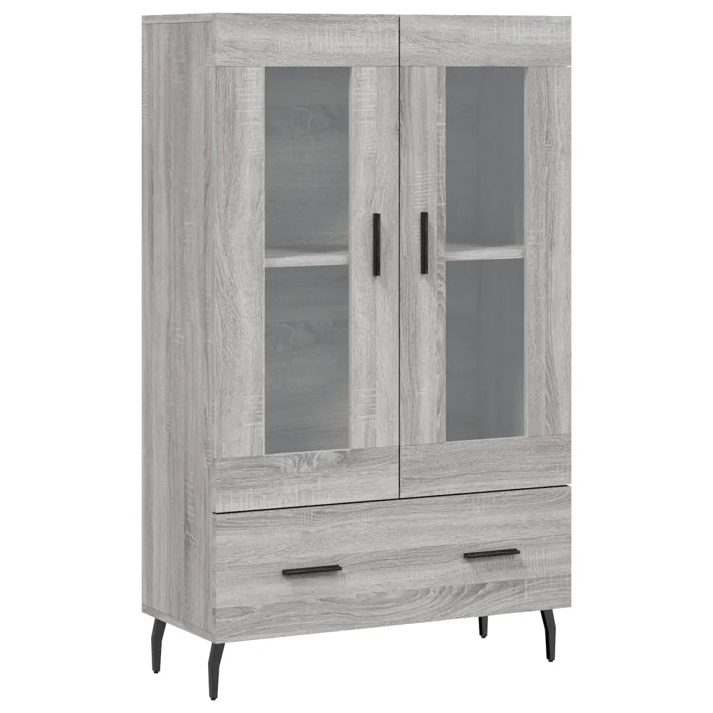 Credenza-Buffet-Armadio da cucina Grigio Sonoma 69,5x31x115 cm in Legno Multistrato 629853