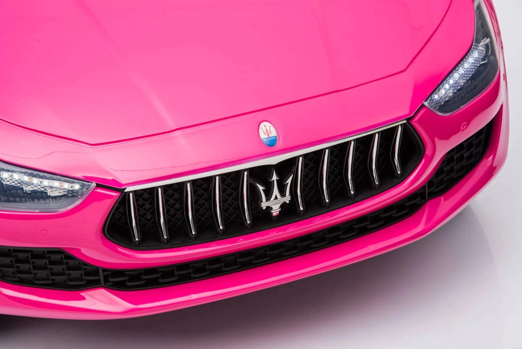 Macchina Elettrica per Bambini 12V con Licenza Maserati Ghibli Rosa