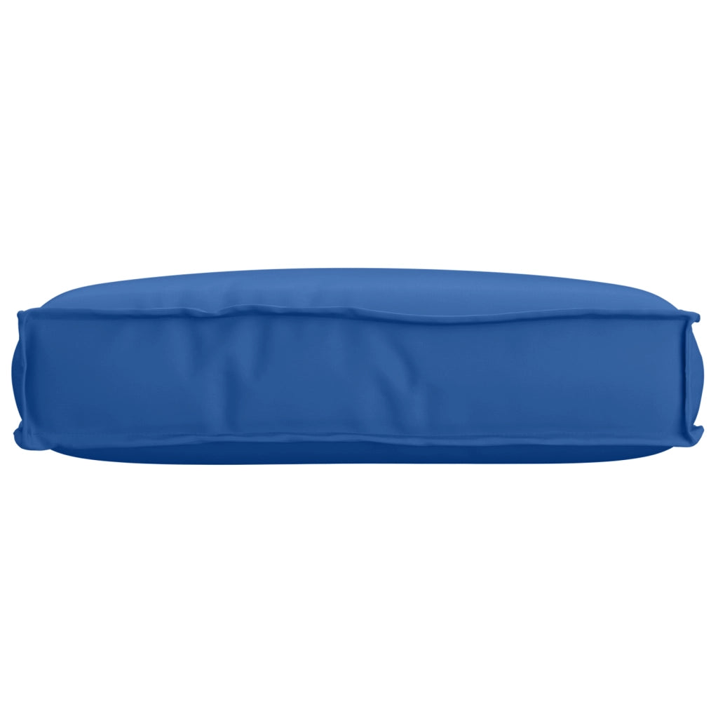 Cuscino da pallet per seduta blu reale 60x40x8 cm in tessuto Oxford