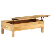 Tavolino da CaffÃ¨ in Legno Massello di Mango 110x55x35 cm cod mxl 14592