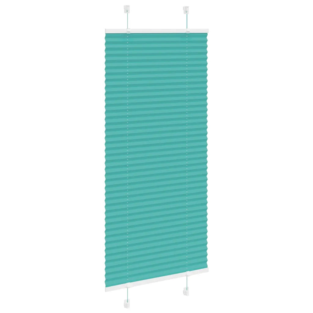 Tenda Plissettata Verde petrolio 60x150 cm Larghezza Tessuto 4015390