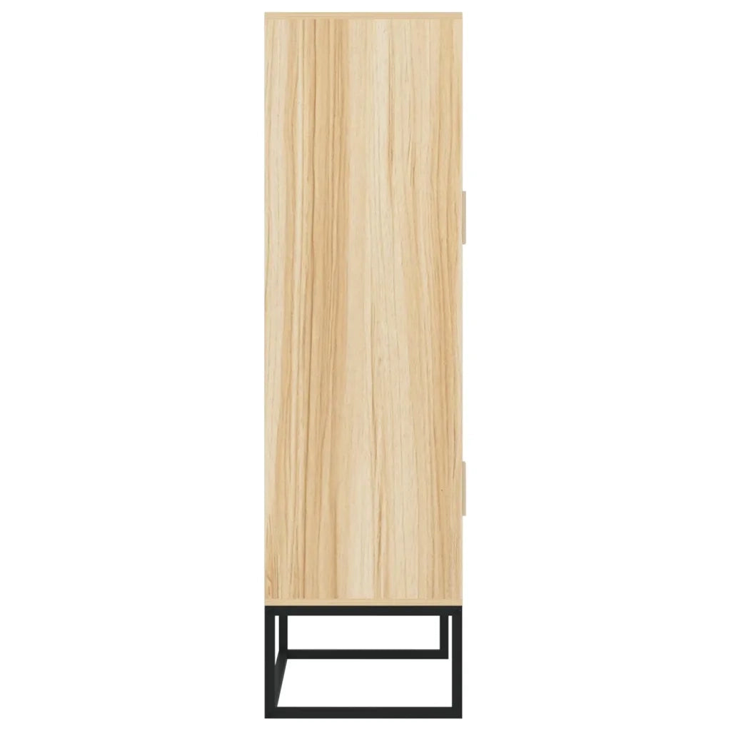 Credenza | Madia | Buffet da pranzo | Armadio da pranzo 70x35x125 cm in Legno Multistrato