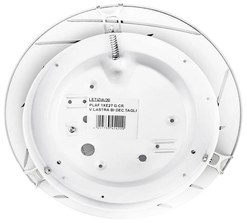 LETIZIA LAMPADA PLAFONIERA 1 LAMPADINA E27 30 CM TAGLI